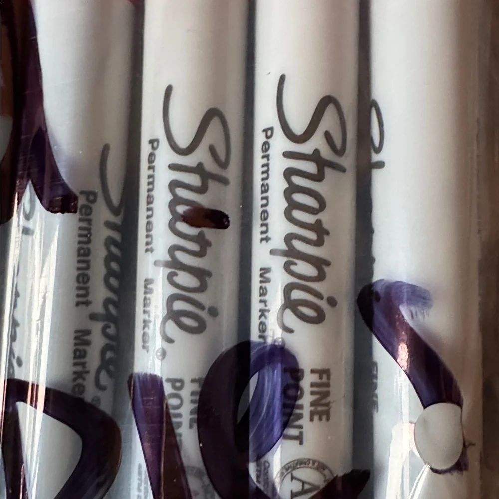 ★ Sharpie Fine Point Permanent Markers Red Set of 6 Office School Supply
